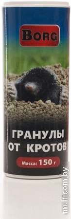 Гранулы от вредителей Borg от кротов 150 гр