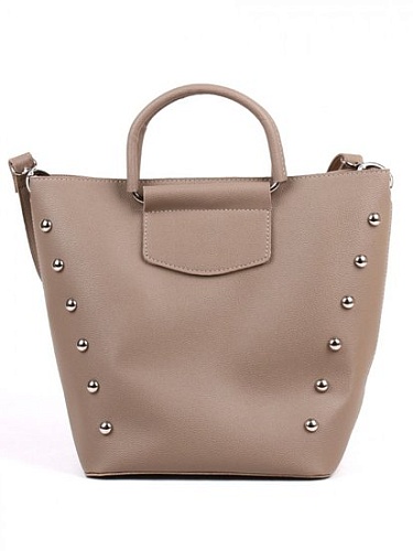 Женская сумка Медведково 21с0839-к14 (бежевый/коричневый)