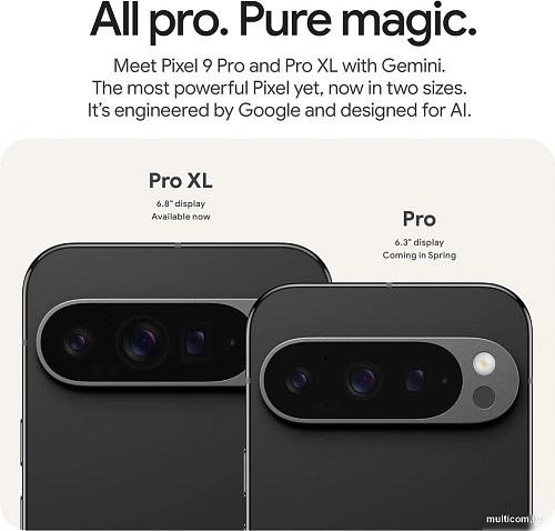 Телефон Google Pixel 9 Pro 16GB/256GB (обсидиан)