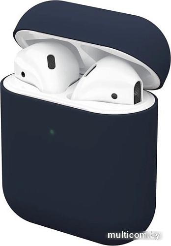 Чехол для наушников uBear Touch Case (для AirPods, темно-синий)