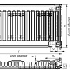 Стальной панельный радиатор Лидея ЛУ 11-305 300x500