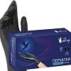 Нитриловые перчатки Libry KN004BL (L, 100 шт, черный)