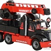 Игрушечный транспорт Полесье Автомобиль-кран с поворотной платформой 56771