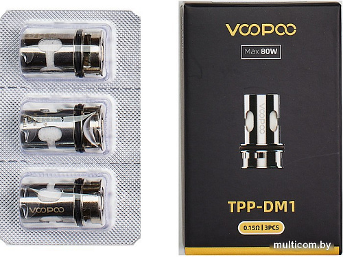 Набор испарителей VooPoo PnP VM6 (0.15 Ом, 5шт)