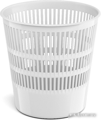 Корзина для бумаг Erich Krause Ice Metallic 12 л 55940 (белый)