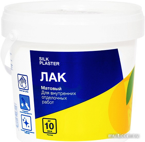 Лак Silk Plaster Для жидких обоев и декоративной штукатурки 1 л