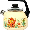 Чайник со свистком СтальЭмаль Чайный домик 4с209я