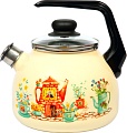 Чайник со свистком СтальЭмаль Чайный домик 4с209я