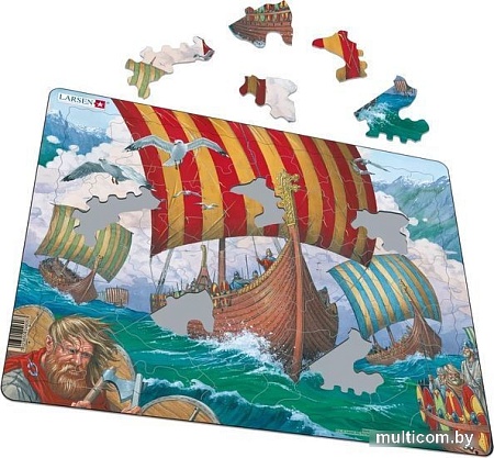 Пазл Larsen Корабли викингов FI6