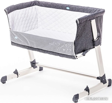 Приставная детская кроватка Nuovita Accanto (темно-серый)