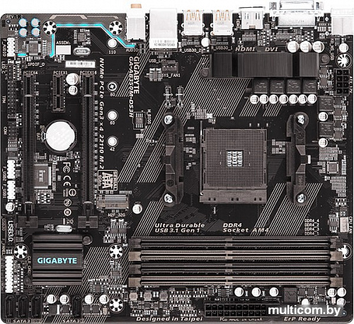 Материнская плата Gigabyte GA-AB350M-DS3H (rev. 1.x)