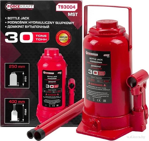 Бутылочный домкрат ForceKraft FK-T93004 MST (58998)
