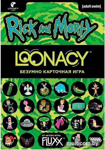 Настольная игра Мир Хобби Loonacy: Рик и Морти