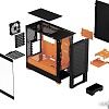Корпус Fractal Design Pop Air RGB Orange Core TG Clear Tint FD-C-POR1A-05
