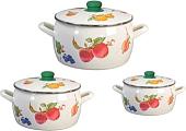 Набор кастрюль Metrot Фрукты 130444