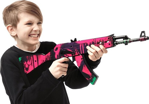 Модель автомата VozWooden Active АК-47 Неоновая Революция 2004-0104