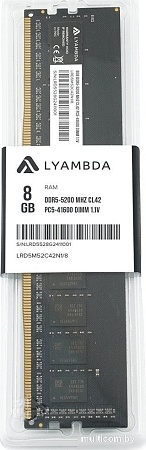 Оперативная память Lyambda 8ГБ DDR5 5200 МГц LRD5M52C42N1/8