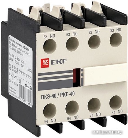 Приставка контактная EKF PROxima ПКЭ-40 4NO ctr-sc-26