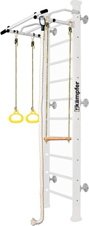 Детский спортивный комплекс Kampfer Helena Wall (стандарт, жемчужный/белый антик)