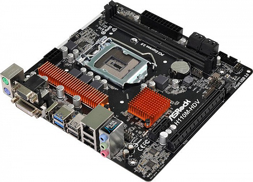 Материнская плата ASRock H110M-HDV R3.0