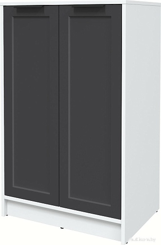 Тумба Интерлиния Концепт Тренд КТ-Т64 (белый платинум/пепел)