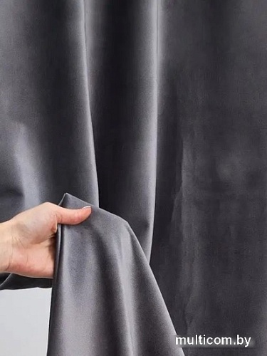 Комплект штор Soft Lines Бархат 9138-27 1.8x2.6 м (серый, 2 шт)