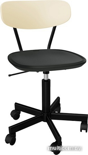 Офисный стул Sheffilton SHT-ST85/S121М (черный/бежевый/черный муар)