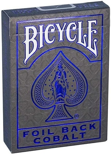 Игральные карты Bicycle Metalluxe Blue 1041369