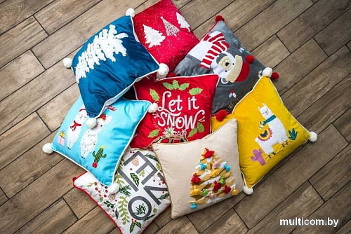 Чехол на подушку Arya Tree 45x45 (синий)