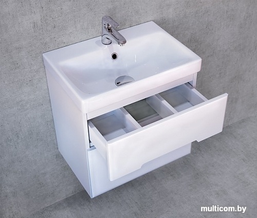 Raval Тумба под умывальник Moduo Slim 60 Mod.01.60/P/W (белый)