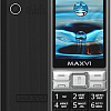 Кнопочный телефон Maxvi X900i (черный)