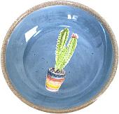Миска TarHong Cactus 180 мл (голубой с рисунком)