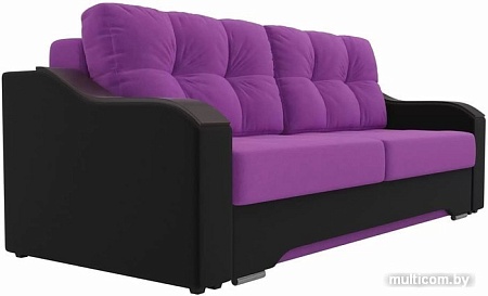 Диван Лига диванов Браун 102173 (фиолетовый/черный)