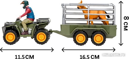 Игровой набор Masai Mara На ферме. Перевозка животных ММ205-020