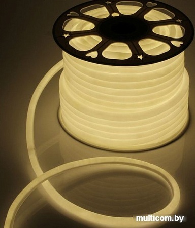 Гибкий неон Luazon Круглый 16 мм Led-120 (50 м, белый теплый) [1431303]