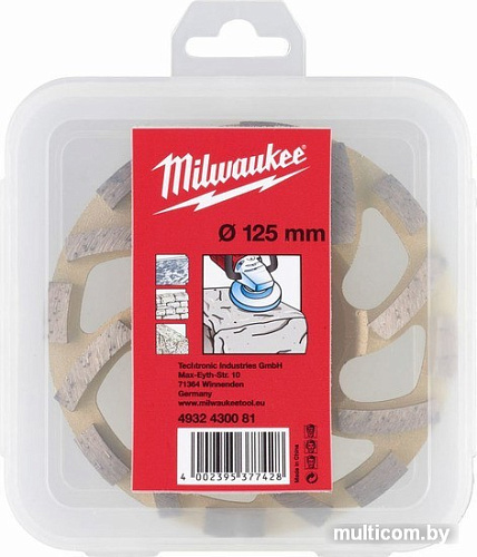 Алмазная чашка Milwaukee 4932430081