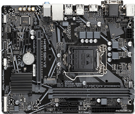 Материнская плата Gigabyte H410M S2H V2 (rev. 1.9/2.1)