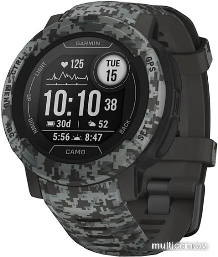 Умные часы Garmin Instinct 2 Camo Edition 45 мм (темно-серый камуфляж)
