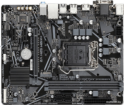 Материнская плата Gigabyte H410M S2H V2 (rev. 1.9/2.1)