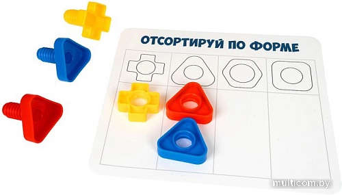 Развивающая игра Bondibon БондиЛогика Болты и гайки ВВ5368