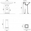 Пьедестал для умывальника GSI Classic 877011