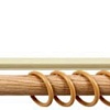 Карниз для штор Legrand Кантри + У-шина 48065550 (2.6 м, дуб ясный)