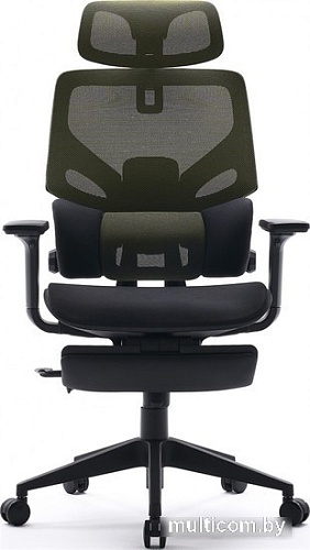 Кресло CACTUS CS-CHR-MC01-BK (черный/салатовый)