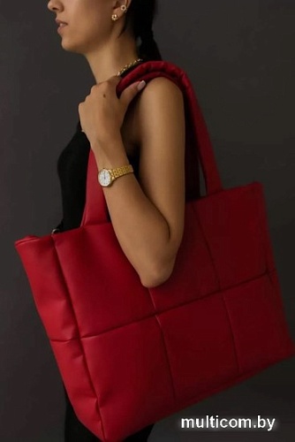Женская сумка MT.style Тоут из экокожи (красный)