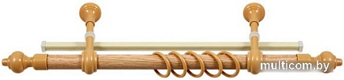 Карниз для штор Legrand Кантри + У-шина 48065550 (2.6 м, дуб ясный)