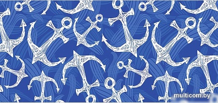 Корзина JoyArty Морские узоры с якорями gaba_15942_L