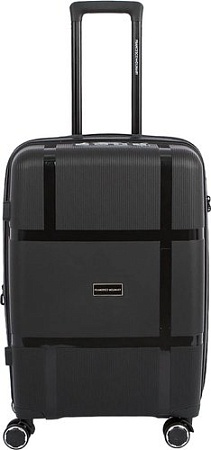 Чемодан-спиннер Francesco Molinary 341-AT309/3-23BLK (черный)