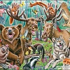 Мозаика/пазл Larsen Счастливые лесные животные CZ2