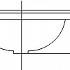 Умывальник Акватон Меблико 102x77 [1A70043RMB01R]