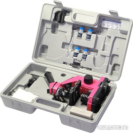 Микромед Эврика 40х-400х в кейсе (фуксия) 25449